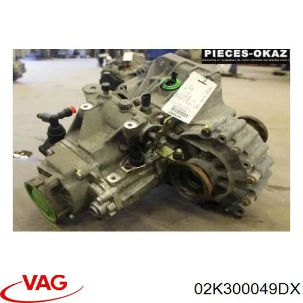 02K300049DX VAG Caixa de Mudança montada (caixa mecânica de velocidades)