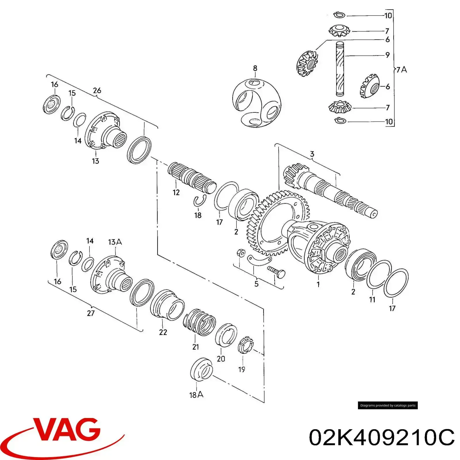  VAG 02K409210C preço, a partir de 5,01 USD
