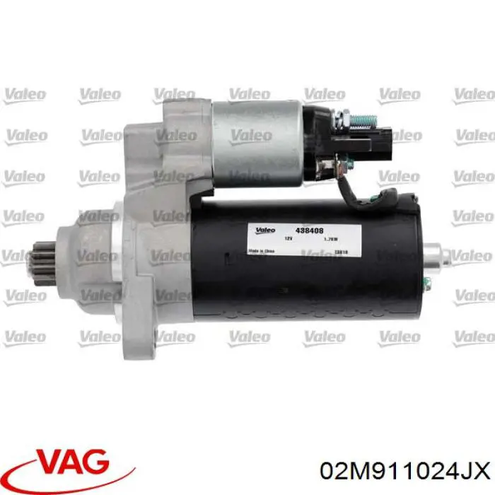 02M911024JX VAG Motor de arranco