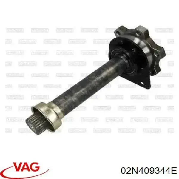 Compre 02N409344E VAG Veio de acionamento do semieixo intermédio