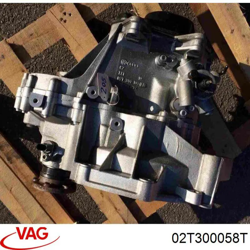 02T300058TX VAG Caixa de Mudança montada (caixa mecânica de velocidades)