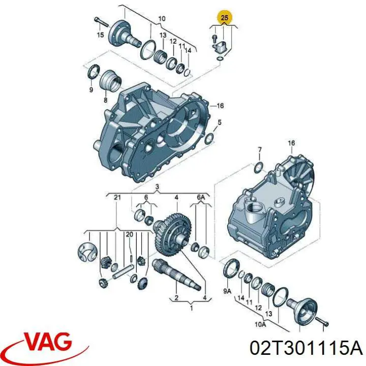  VAG 02T301115A preço, a partir de 26,96 USD