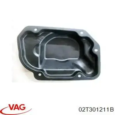 02T301211B VAG Tampa traseira da caixa de mudança