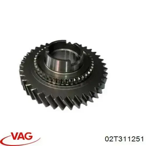 Roda dentada propulsionada de 1ª velocidade VAG 02T311251 preço, a partir de 261,30 USD