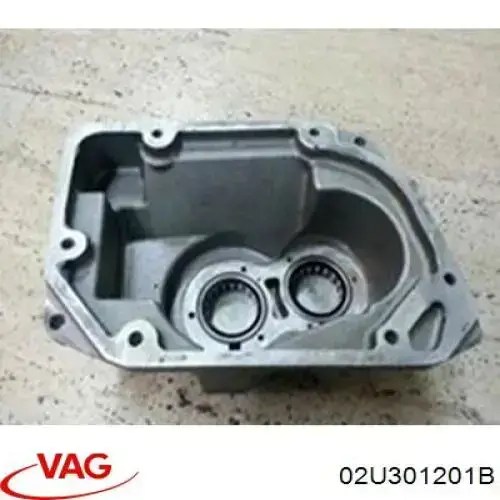 02U301201B VAG Tampa traseira da caixa de mudança
