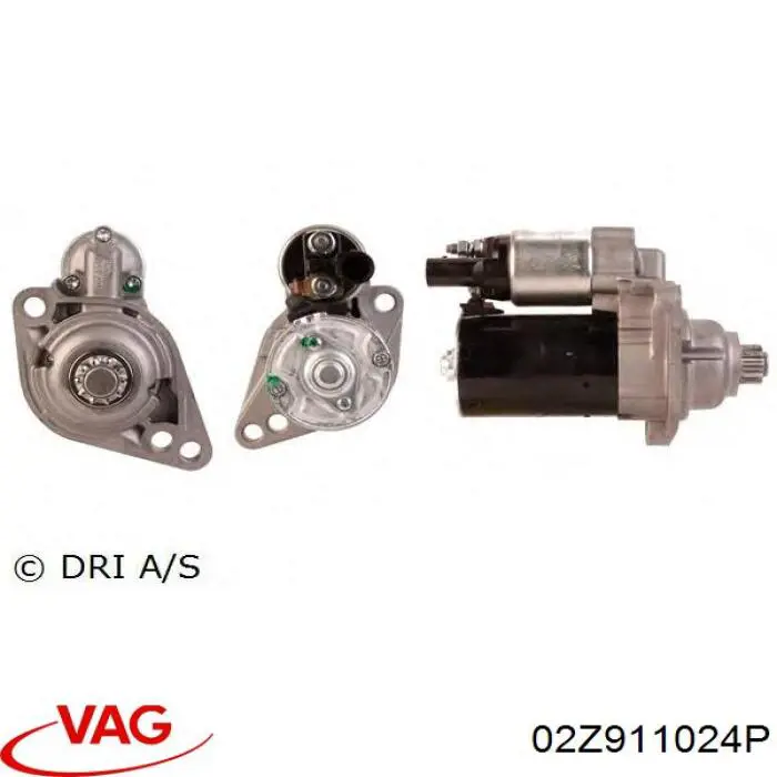 Motor de arranco VAG 02Z911024P preço, a partir de 59,80 USD