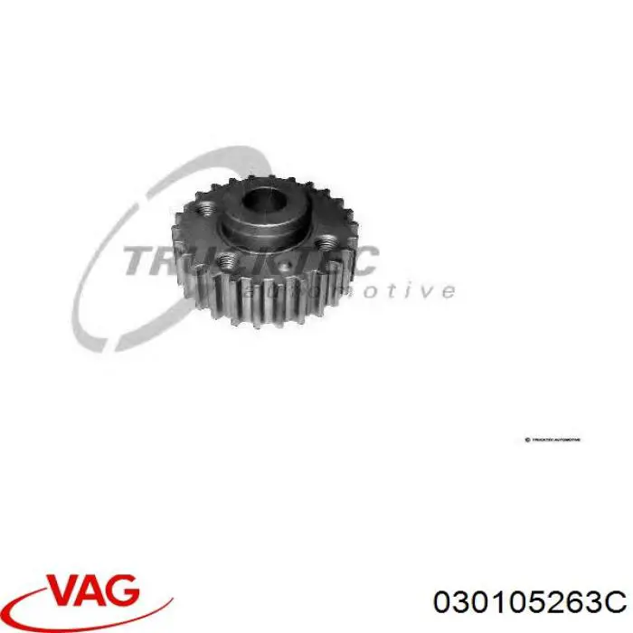 Engrenagem de cadeia da roda dentada de acionamento de cambota de motor VAG 030105263C preço, a partir de 13,81 USD