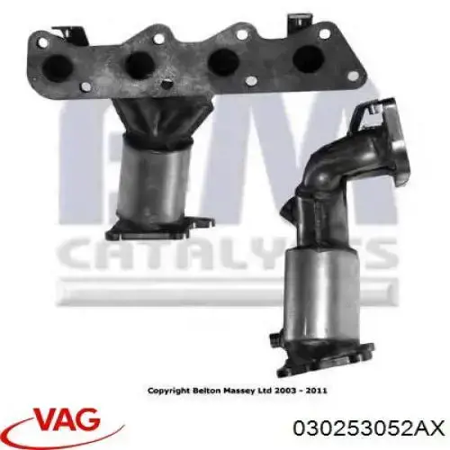 Compre 030253052AX VAG Convertidor - catalisador