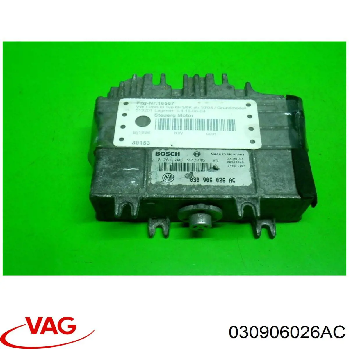 030997026BX VAG Módulo de direção (Centralina eletrônica) de motor