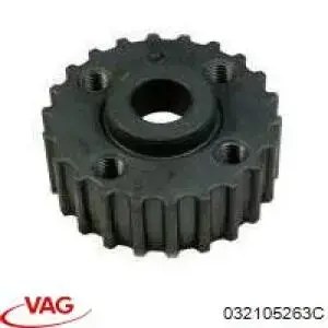 Engrenagem de cadeia da roda dentada de acionamento de cambota de motor VAG 032105263C preço, a partir de 136,59 USD