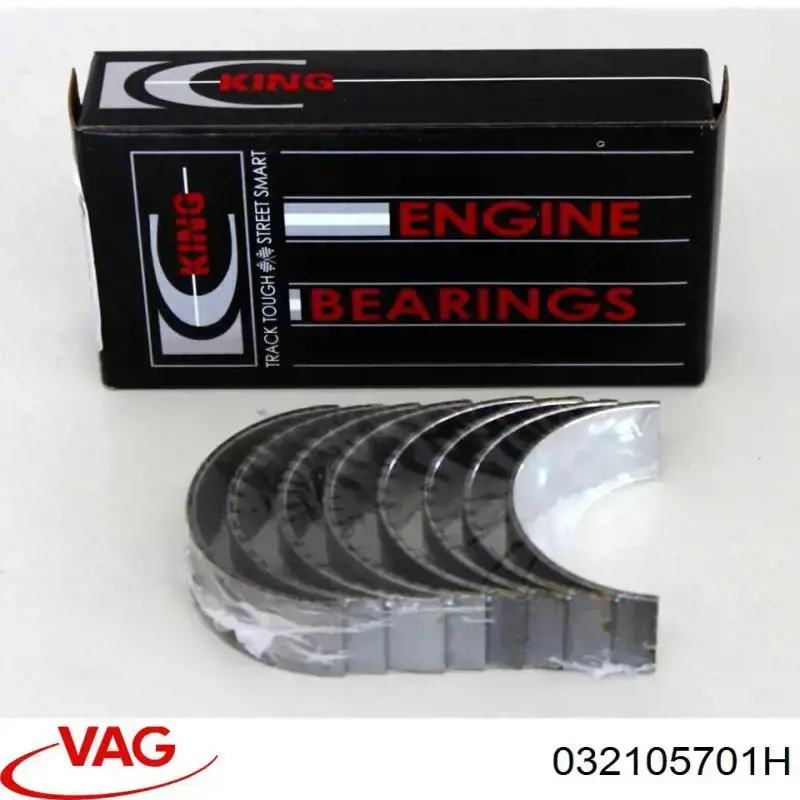 Compre 036105701AB007 VAG Folhas inseridas de cambota de biela, kit, padrão (STD)
