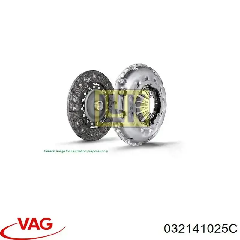 Compre 032141025C VAG Cesta de embraiagem