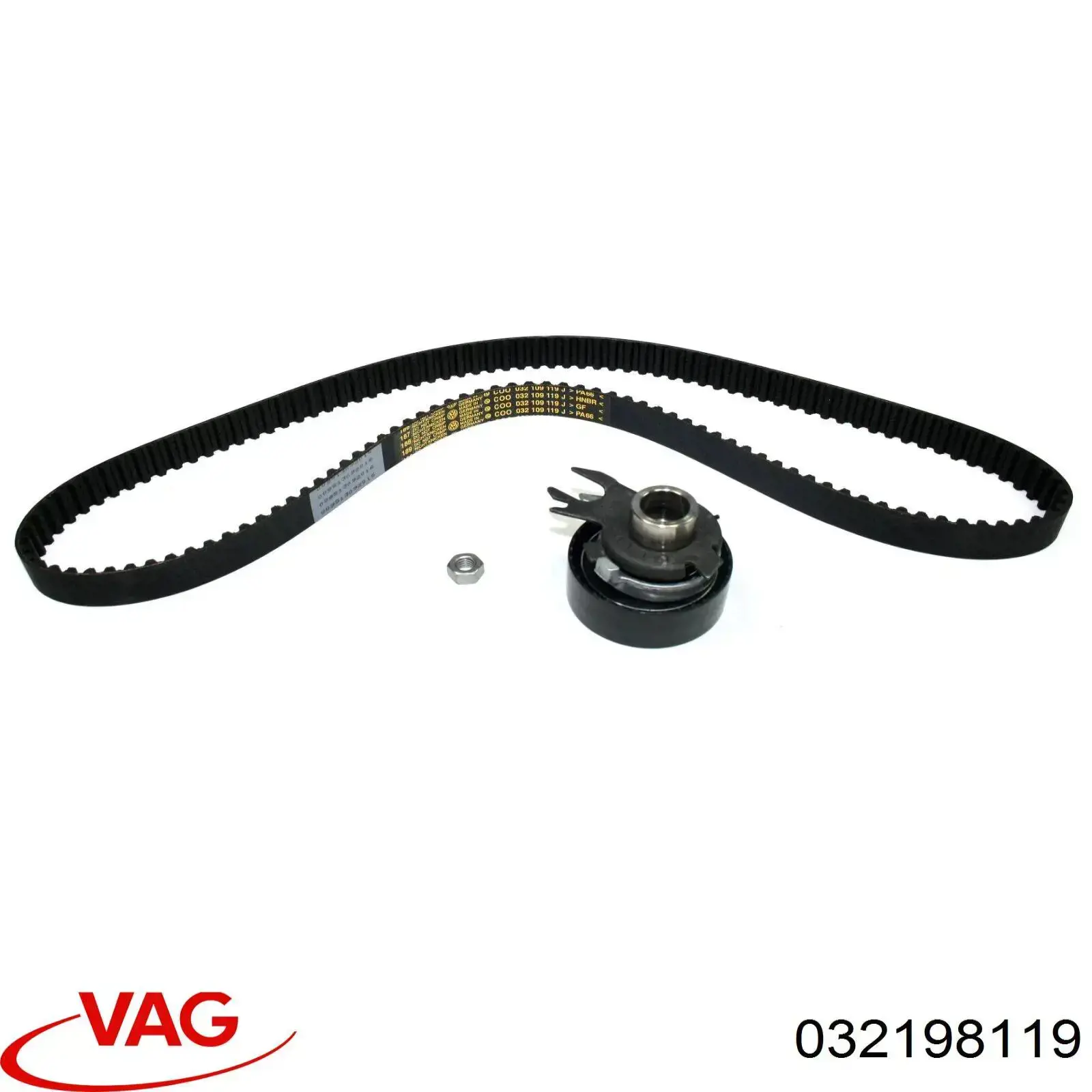Correia do mecanismo de distribuição de gás, kit VAG 032198119 preço, a partir de 49,09 USD