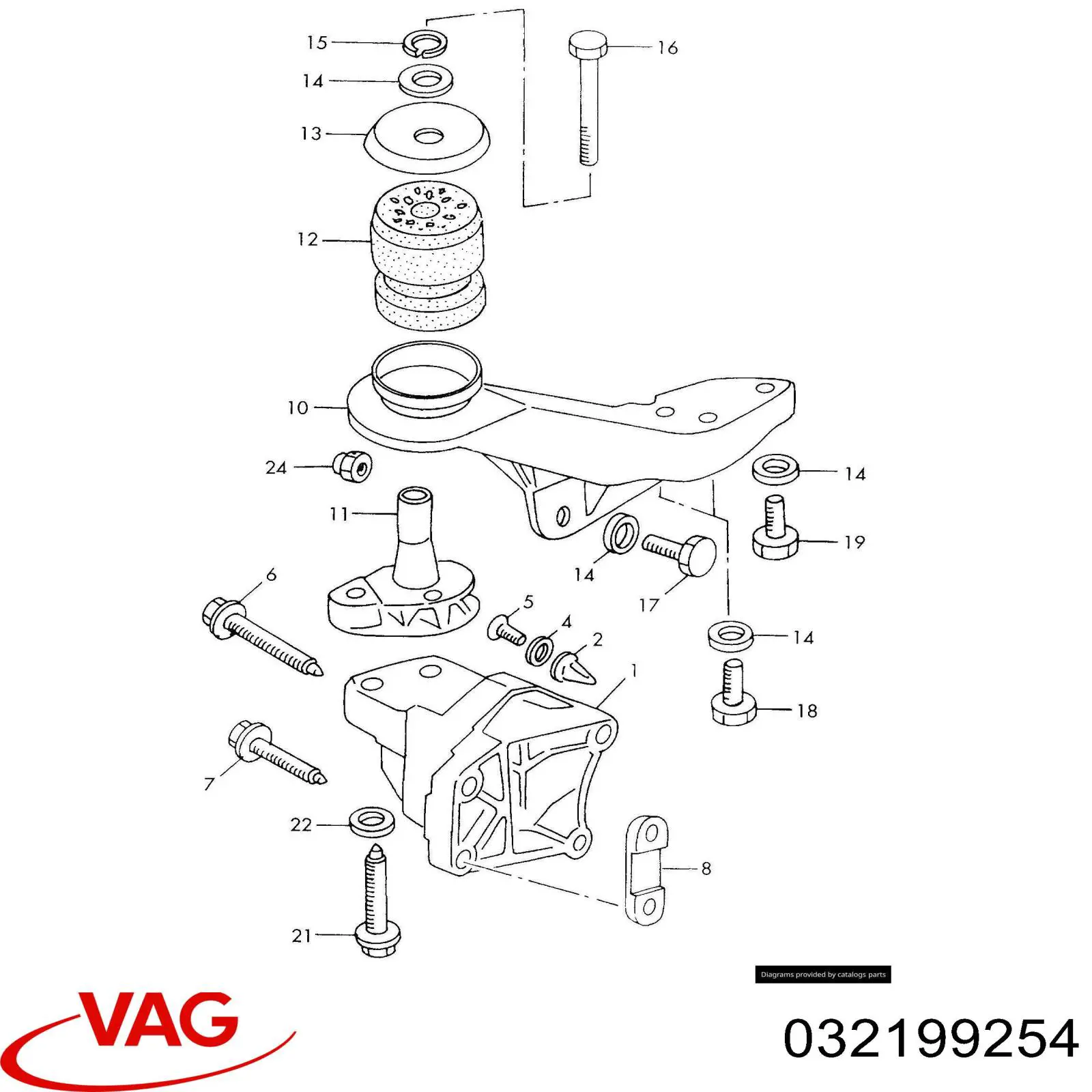  VAG 032199254 preço, a partir de  