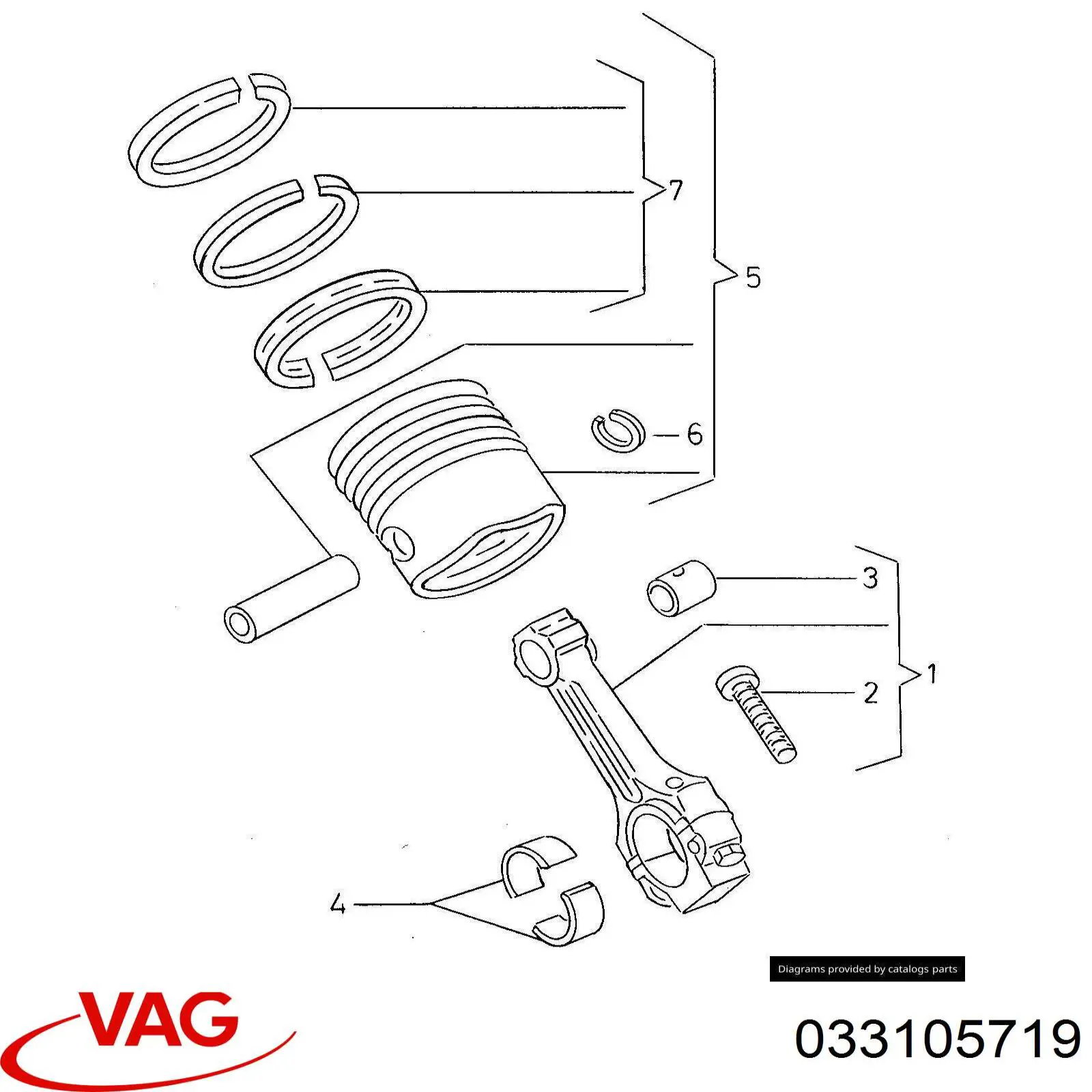  VAG 033105719 preço, a partir de 54,52 USD