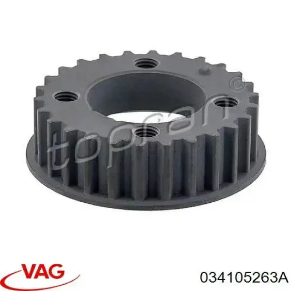 Engrenagem de cadeia da roda dentada de acionamento de cambota de motor VAG 034105263A preço, a partir de 12,41 USD
