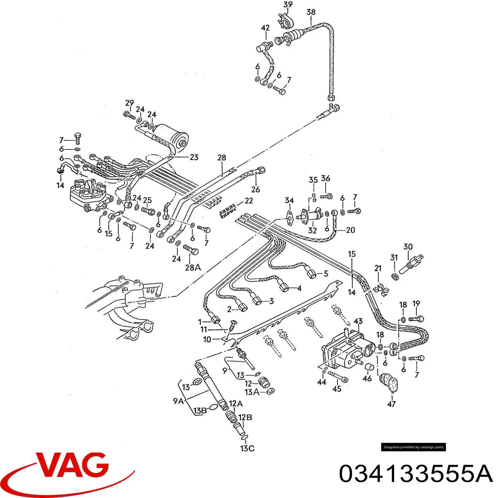 Kit de reparação do injetor VAG 034133555A preço, a partir de 12,44 USD