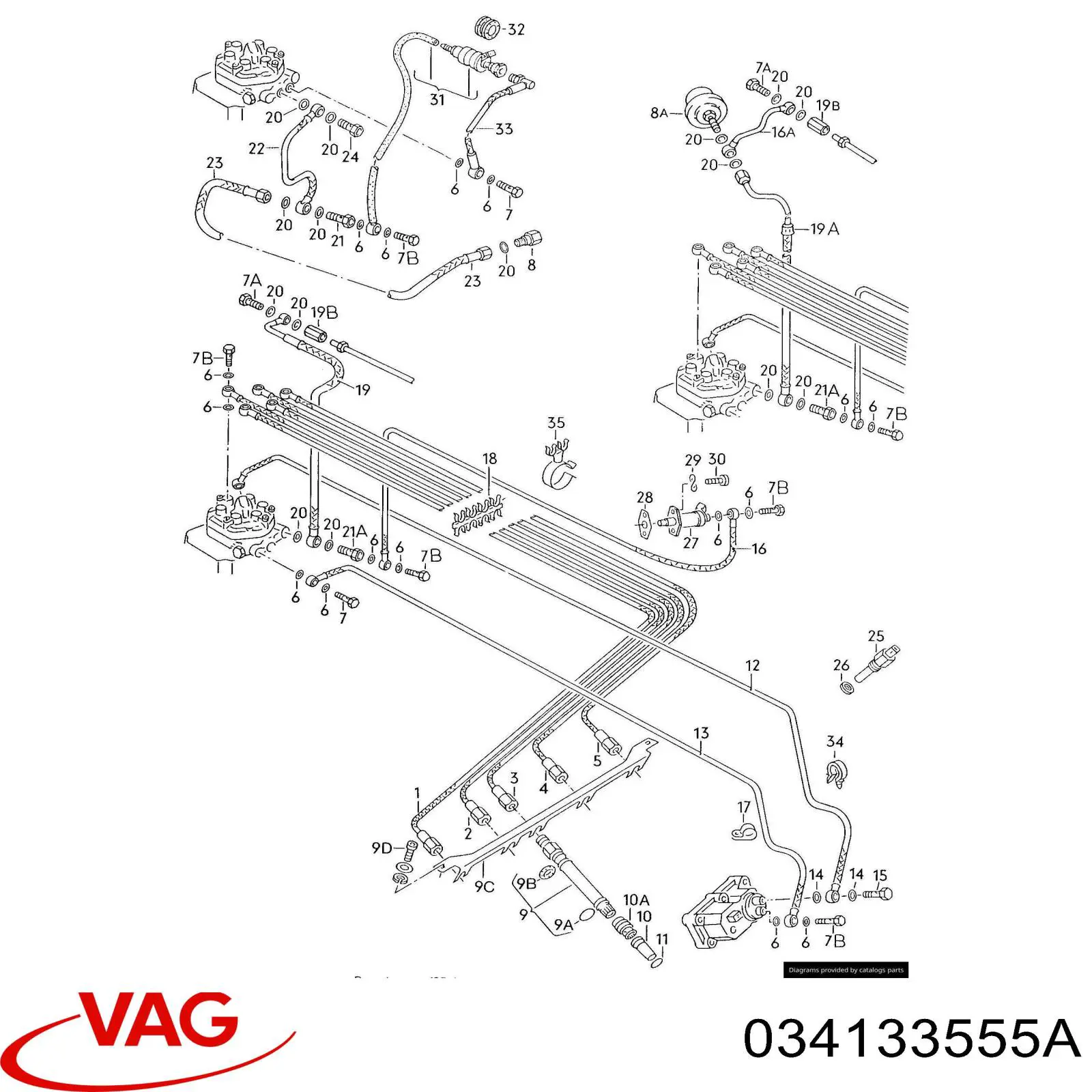 Kit de reparação do injetor VAG 034133555A preço, a partir de 10,83 USD