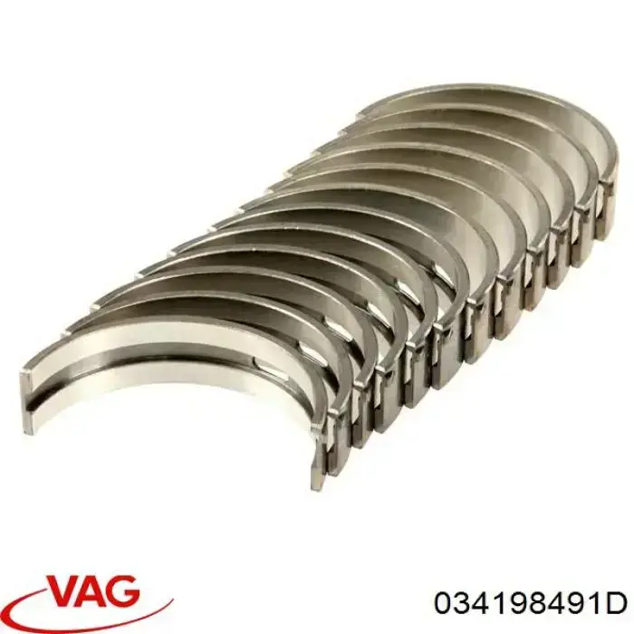 Folhas inseridas principais de cambota, kit, padrão (STD) VAG 034198491A preço, a partir de 41,11 USD