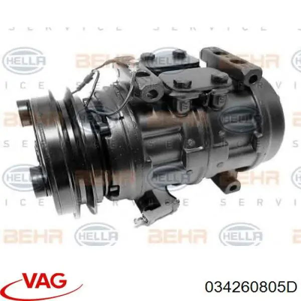 Compre 034260805D VAG Compressor de aparelho de ar condicionado