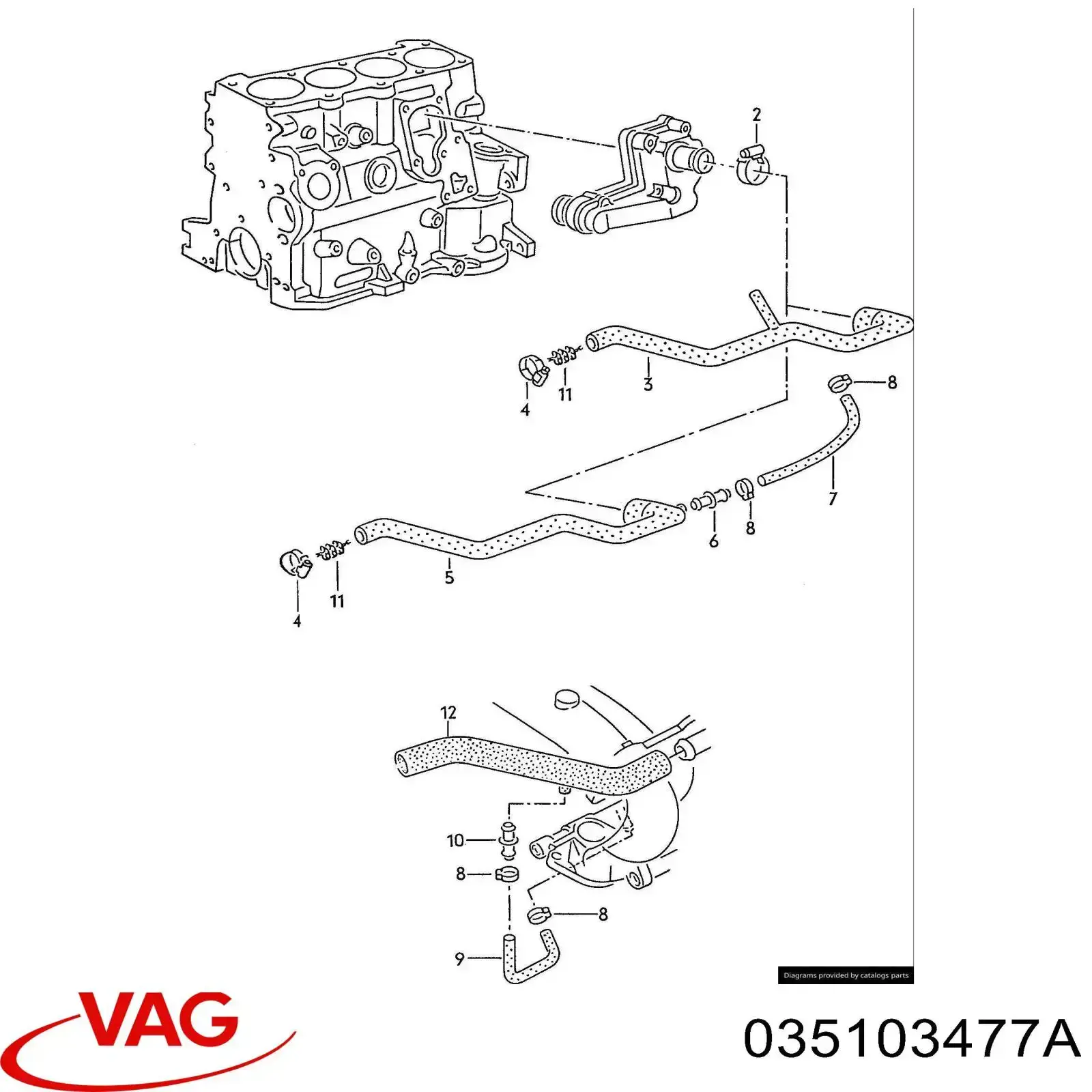  VAG 035103477A preço, a partir de  