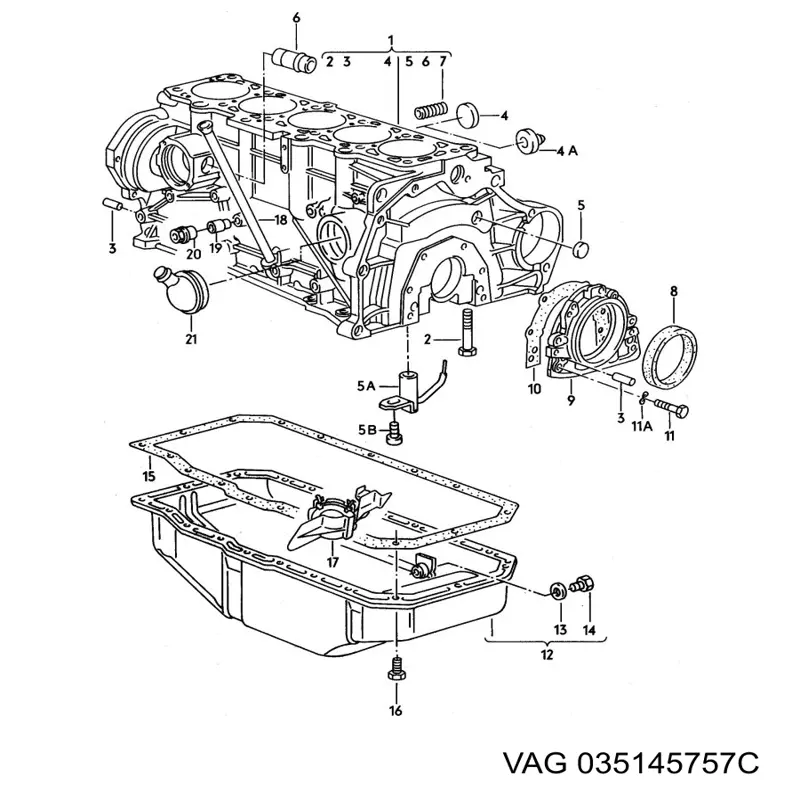 Vedante de mangueira de derivação de óleo de turbina VAG 035145757C preço, a partir de 3,44 EUR