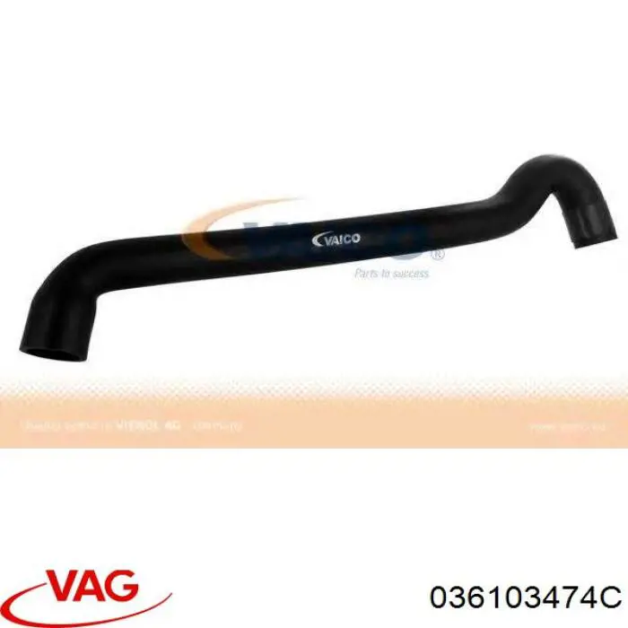 Cano derivado de ventilação de cárter (de separador de óleo) VAG 036103474C preço, a partir de 112,33 USD