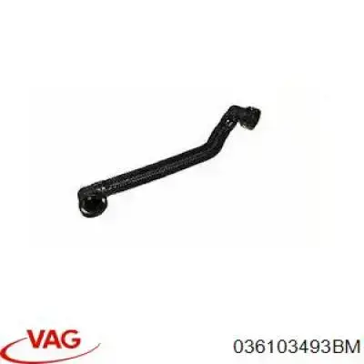 036103493BM VAG Cano derivado de ventilação de cárter (de separador de óleo)