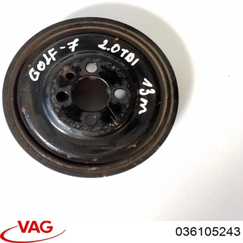 Compre 036105243 VAG Polia de cambota