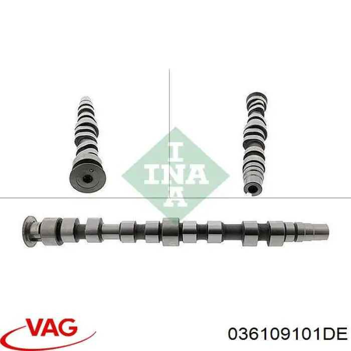 036109101DE VAG Árvore distribuidora de motor de escape