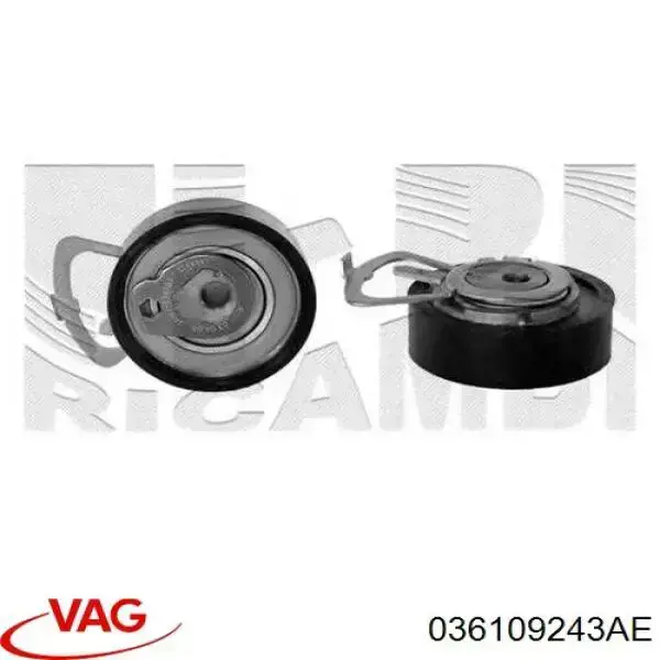 Compre 036109243AE VAG Rolo de reguladora de tensão da correia do mecanismo de distribuição de gás