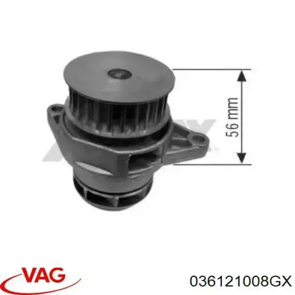 036121008GX VAG Bomba de água (bomba) de esfriamento