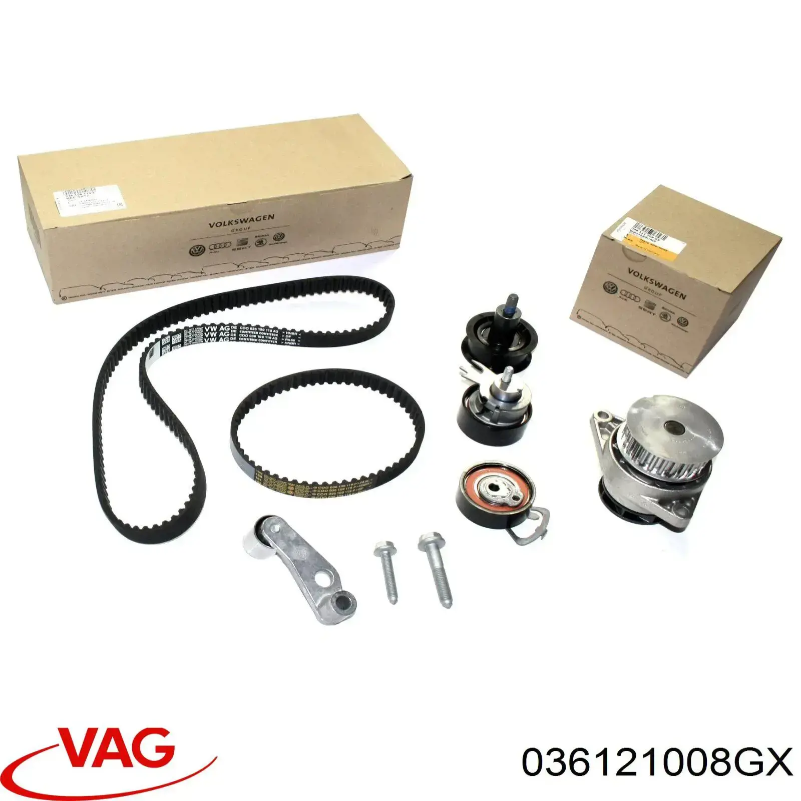 Bomba de água (bomba) de esfriamento VAG 036121008GX preço, a partir de 49,37 USD