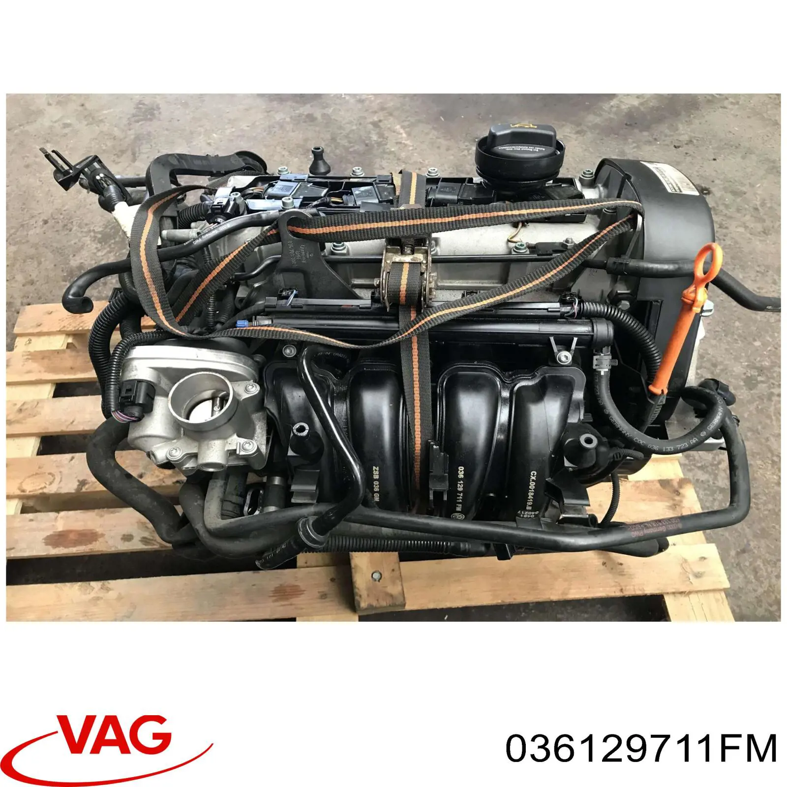 036129711FM VAG Tubo coletor de admissão