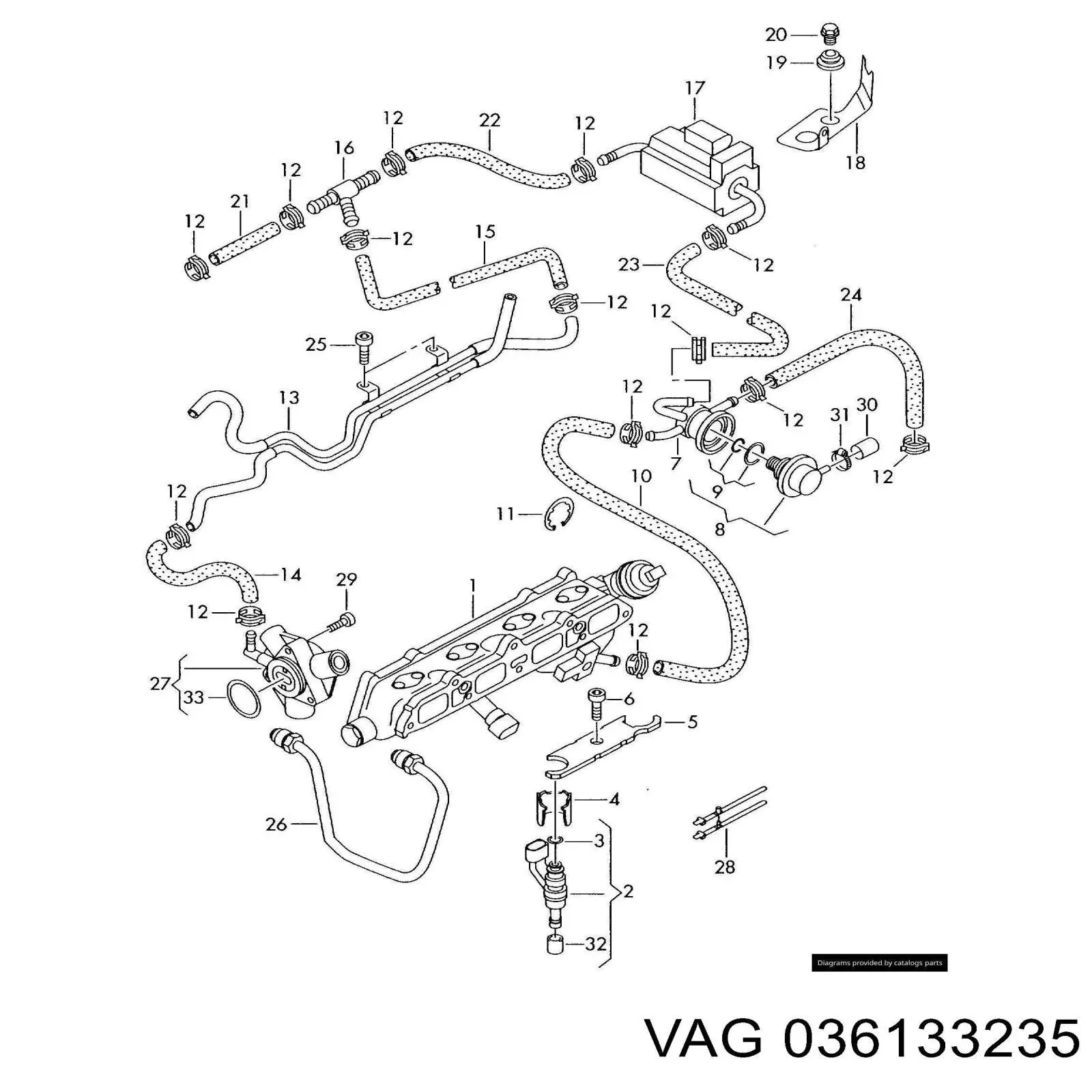  VAG 036133235 preço, a partir de 36,45 USD