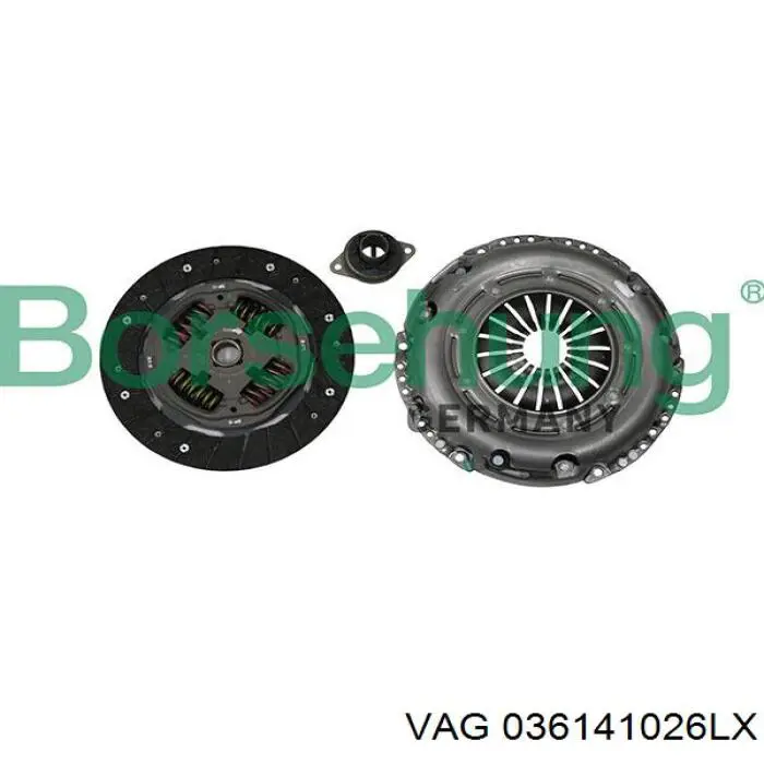 Compre 036141026LX VAG Cesta de embraiagem