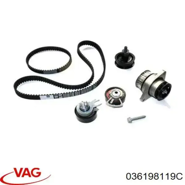 Compre 036198119C VAG Correia do mecanismo de distribuição de gás, kit