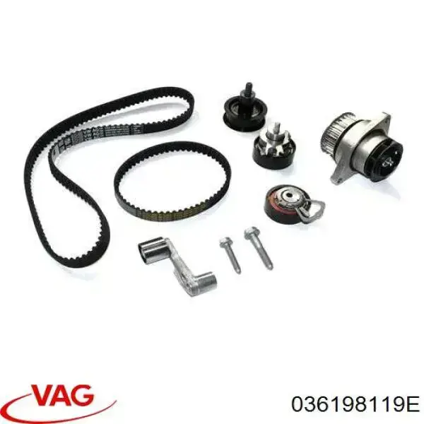 Compre 036198119E VAG Correia do mecanismo de distribuição de gás, kit