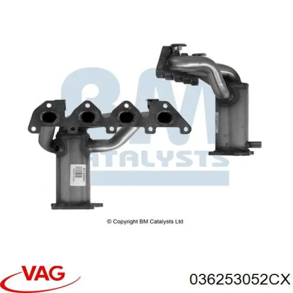 Tubo coletor de escape VAG 036253052CX preço, a partir de 229,87 USD