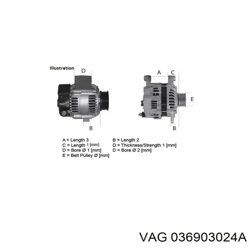 Compre 036903024A VAG Gerador