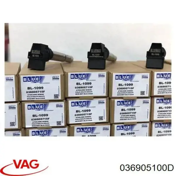 Bobina de ignição VAG 036905100D preço, a partir de 27,93 USD