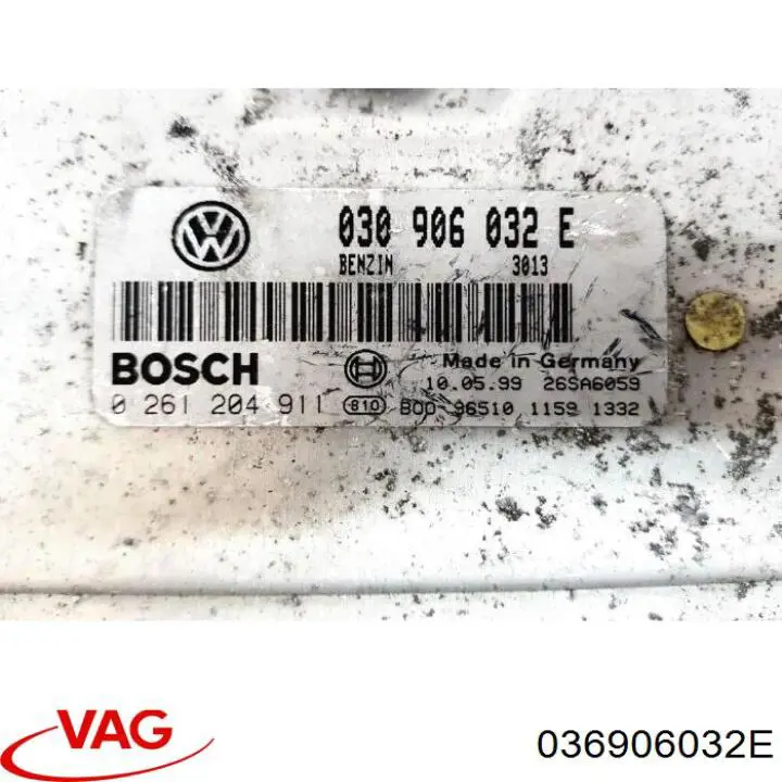 036906032E VAG Módulo de direção (Centralina eletrônica) de motor
