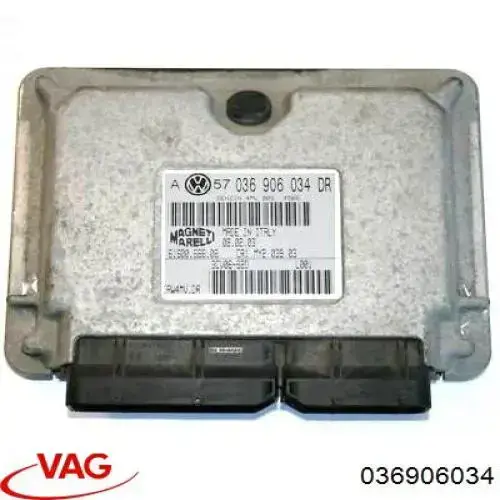Módulo de direção (Centralina eletrônica) de motor 036906034 VAG