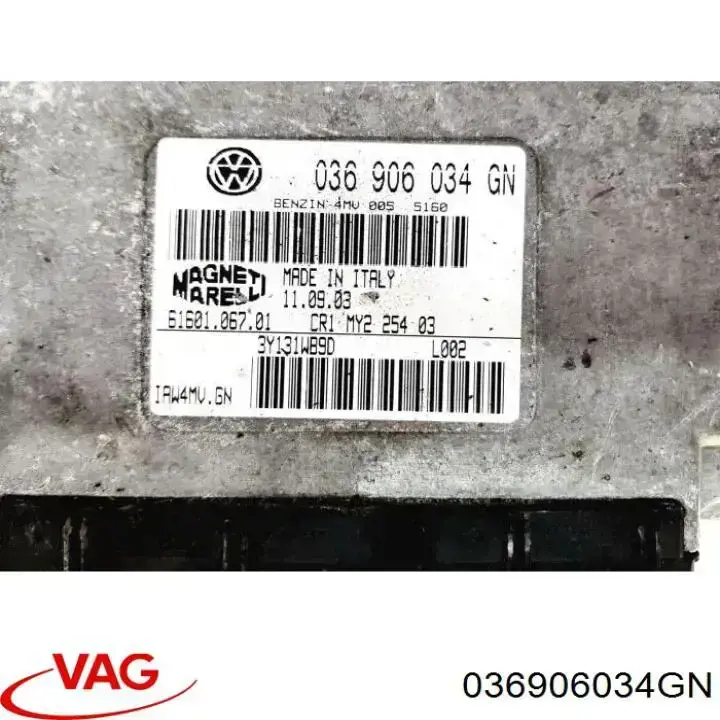 Módulo de direção (Centralina eletrônica) de motor VAG 036906034GN preço, a partir de 198,25 USD