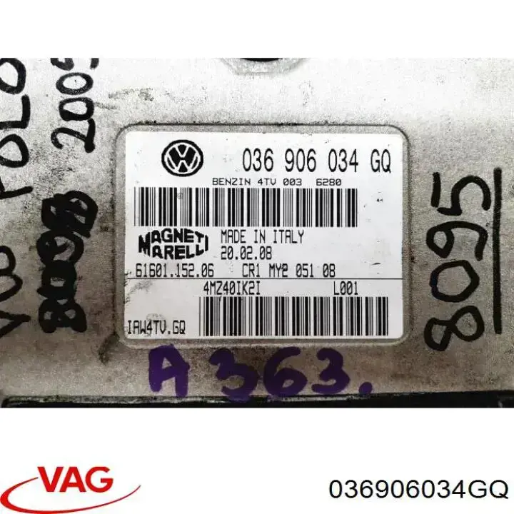 Compre 036906034GQ VAG Módulo de direção (Centralina eletrônica) de motor