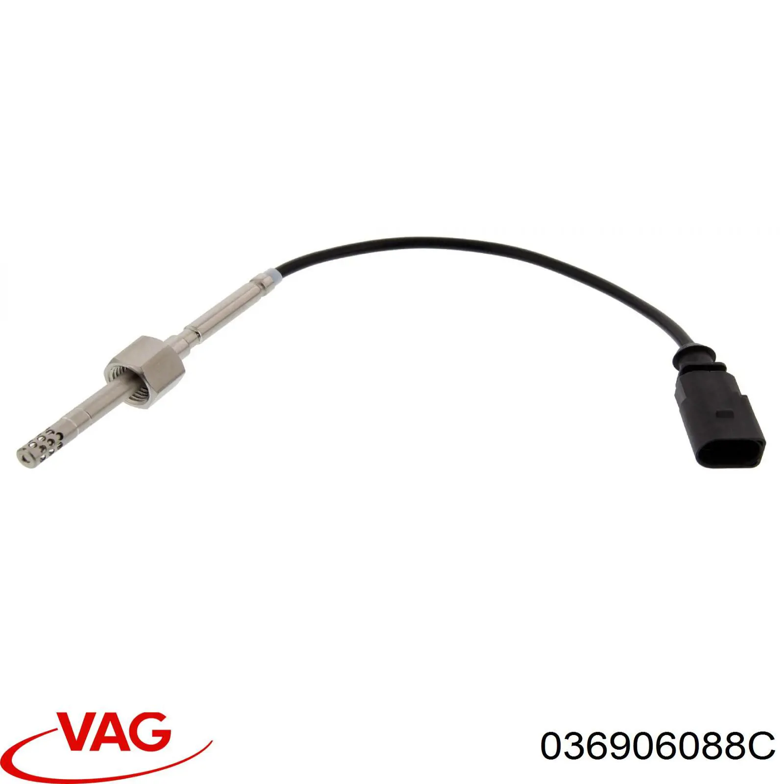 Compre 036906088C VAG Sensor de temperatura dos gases de escape (GE), depois de catalisador