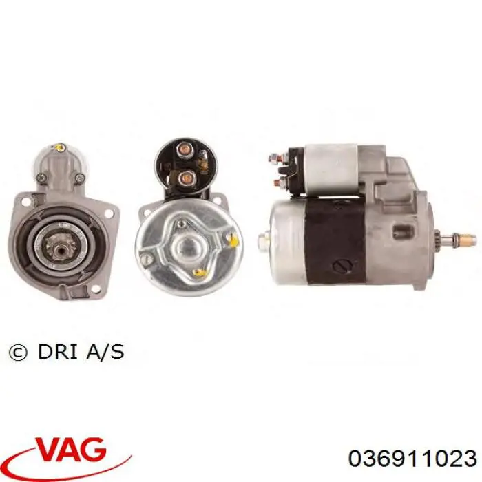 Motor de arranco 036911023 VAG