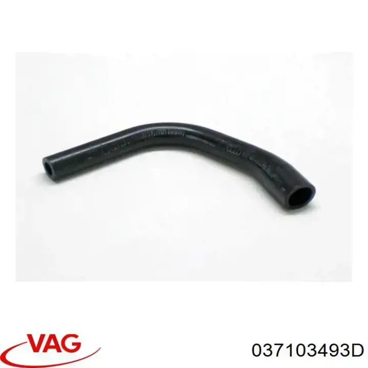 Cano derivado de ventilação de cárter (de separador de óleo) VAG 037103493D preço, a partir de 10,74 USD