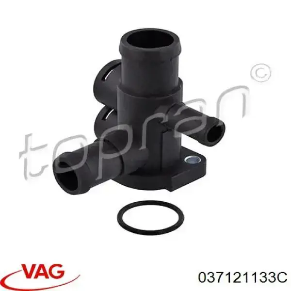 Compre 037121133C VAG Flange do sistema de esfriamento (união em T)