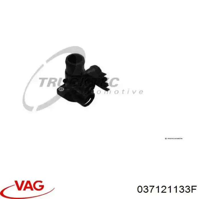 Compre 037121133F VAG Flange do sistema de esfriamento (união em T)